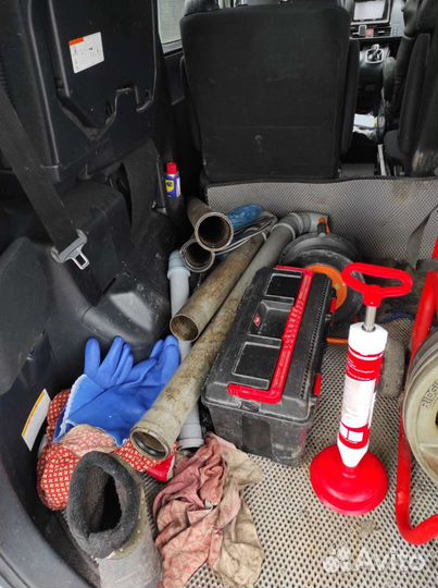 Прочистка канализации и устранение засоров до 50м