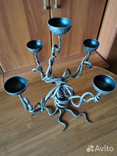 Подсвечник кованый
