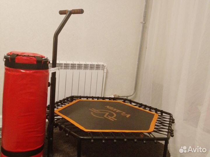 Батут для фитнеса с ручкой