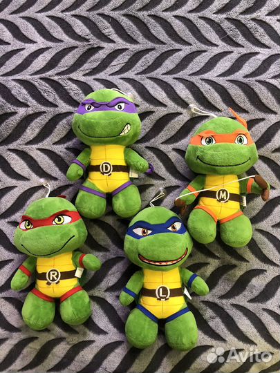 Черепашка-ниндзя мягкая игрушка