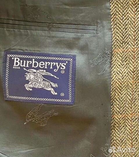 Винтажный пиджак burberry