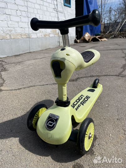 Самокат беговел 2 в 1 scoot and ride