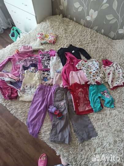 Детская одежда для девочек пакетом