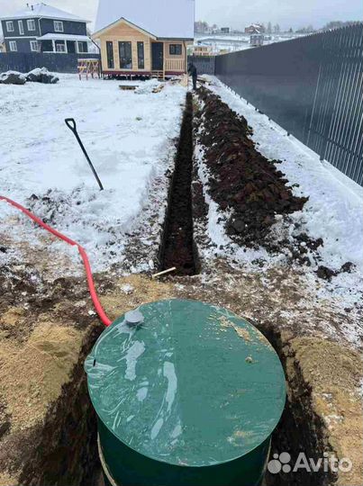 Септик Био на 4 человека, без электричества. Монтаж Кит