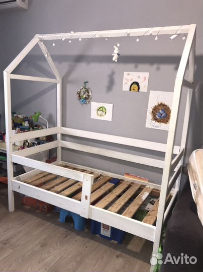 Детская кровать домик бу