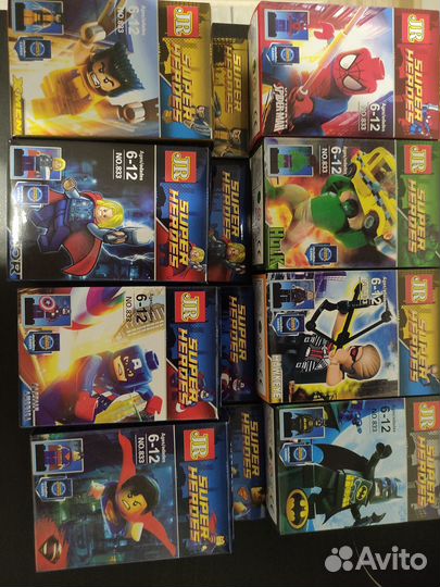 Лего супергерои Марвел минифигурки