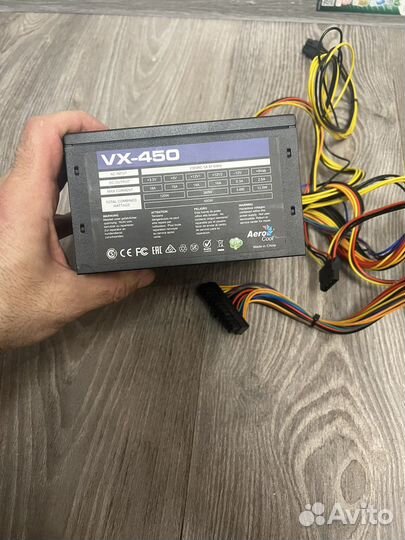Блок питания aerocool vx 450w