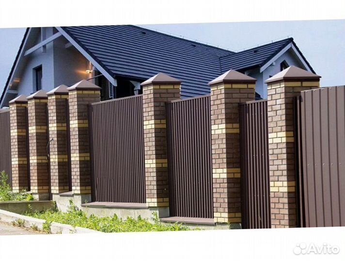 Забор из профнастила 