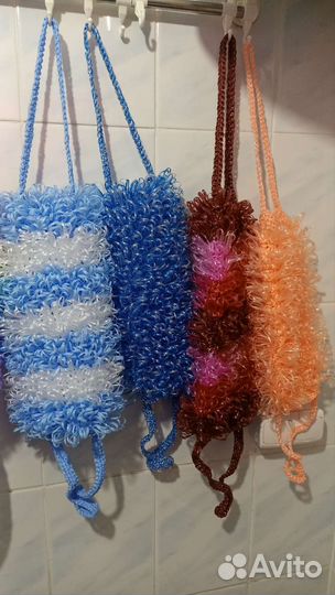 Мочалка ручной работы