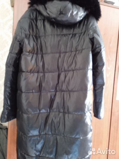 Пуховик на 12 лет на девочку р158 длинный
