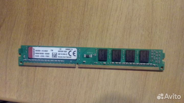 Оперативна память kvr16n11s8/4 4gb
