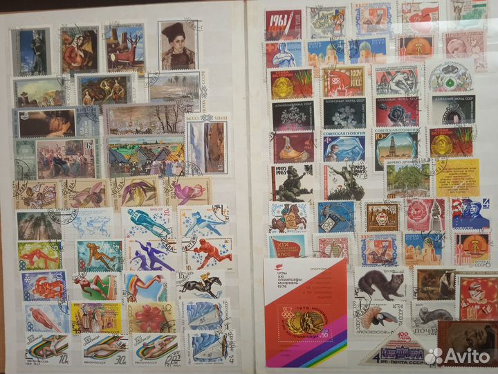 Марки СССР, иностранные. Более 500 шт. Набор а1