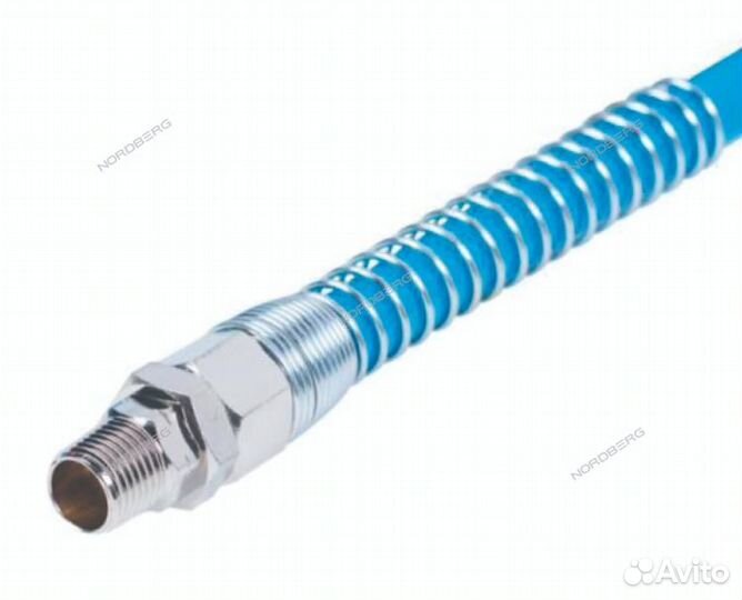 Шланг воздушный спиральный полиуретановый 10х14мм