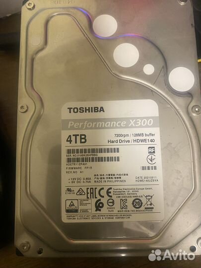 Toshiba HDD 4 Tb