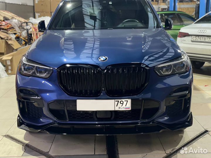 Губа М пакет до рест глянец BMW G05