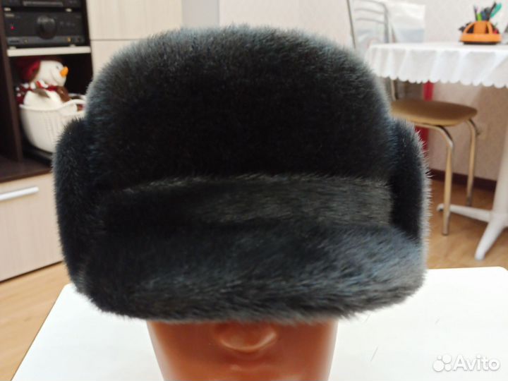 Меховая мужская кепка