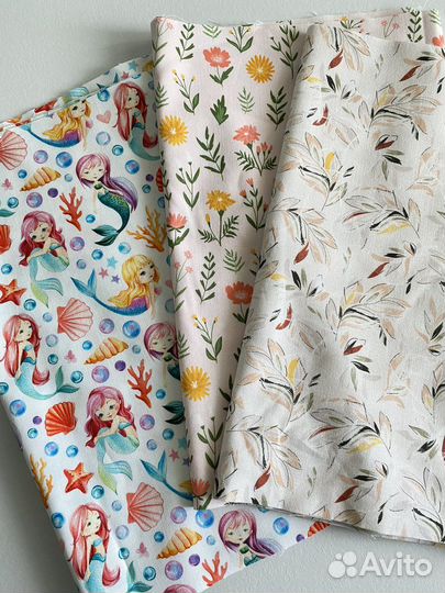 Косынка для девочки, хлопковая, муслиновая