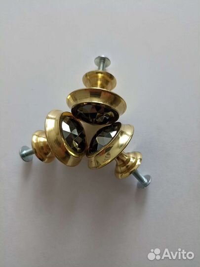 Новые мебельные ручки латунь