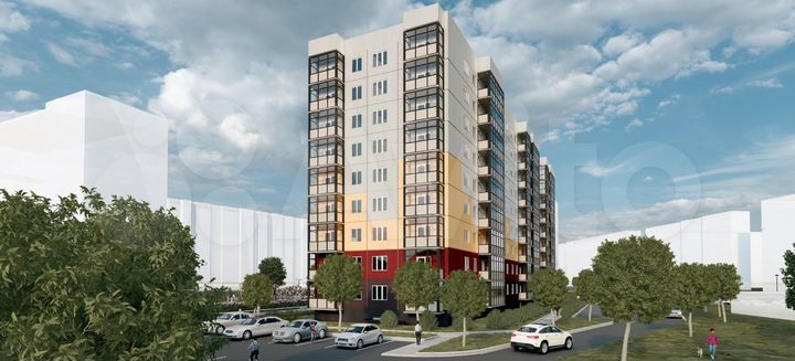 1-к. квартира, 37,6 м², 4/9 эт.