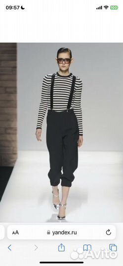 Max Mara кожаные подтяжки