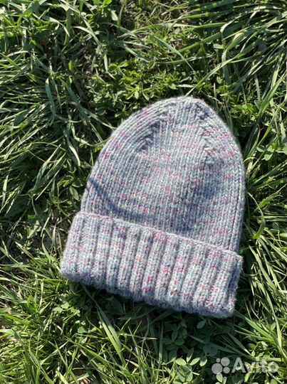 Шапка вязаная ручная работа