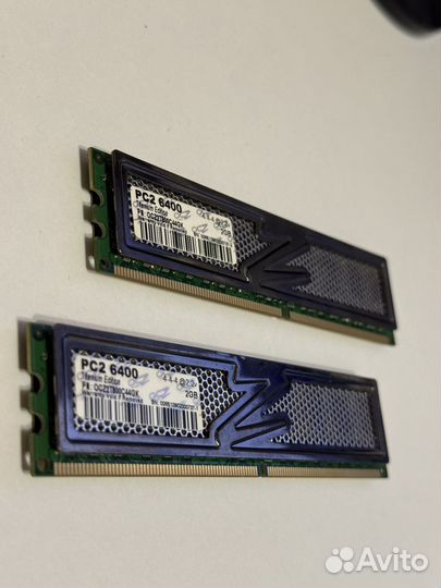 Оперативная память 2x2GB DDR2 PC2 6400