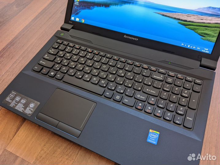 Lenovo для работы, intel, 500гб, отличная батарея