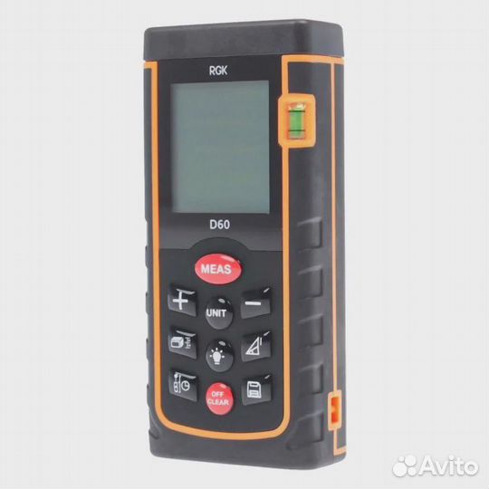 Лазерный дальномер RGK D60, 4610011870613