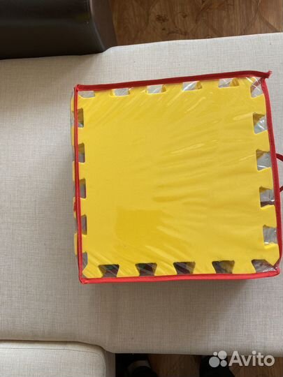 Детский коврик-пазл в упаковке 12 штук