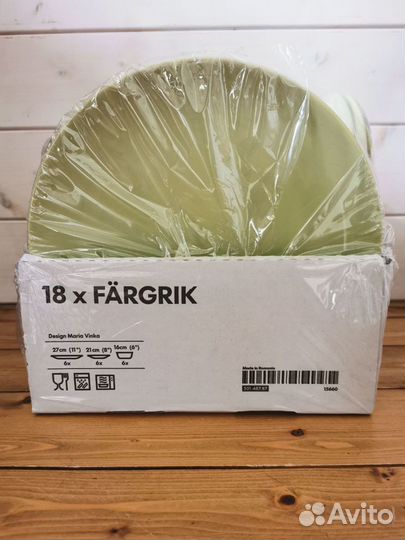 Набор тарелок IKEA fargrik