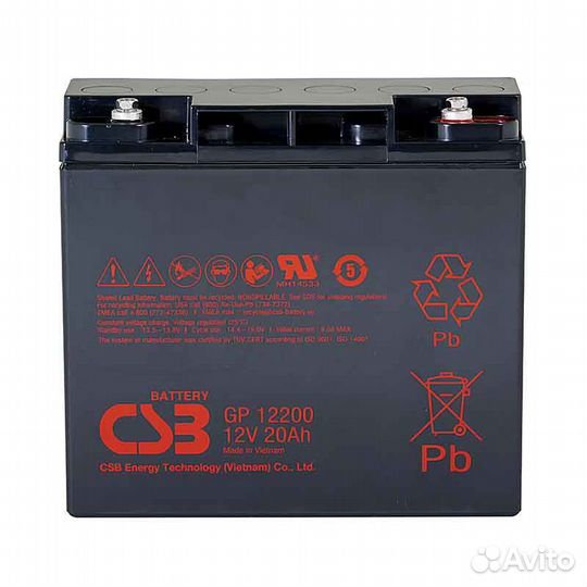 Аккумулятор CSB GP 12200 новый