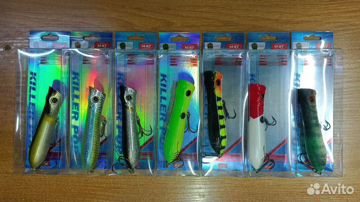 Воблеры Sert Killer Pop 100 оригинал