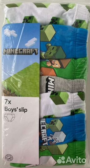 Комплект Трусиков на мальчика Майнкрафт р.110-116