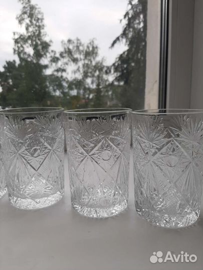 Хрустальные стаканы