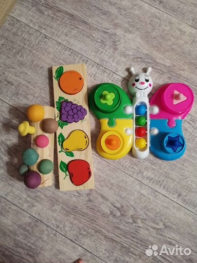 Развивающие деревянные игрушки