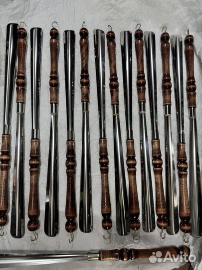 Ложка для обуви нержавейка 75см