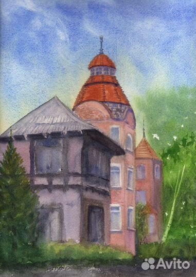 Акварель Зеленоградск