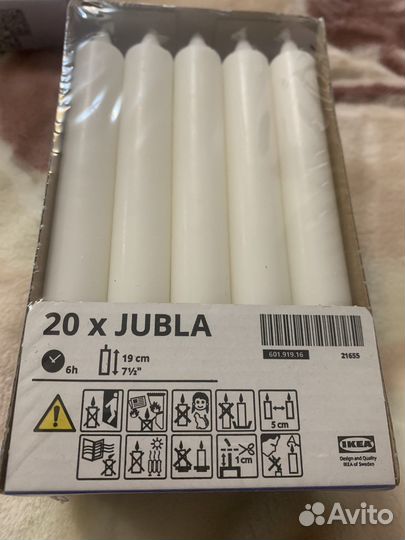 Свечи IKEA jubla