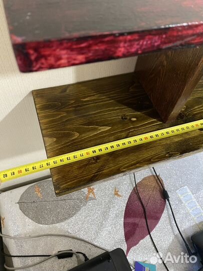 Полка настенная деревянная loft