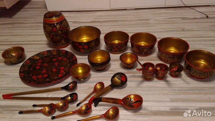 Хохлома Семеновская времен СССР