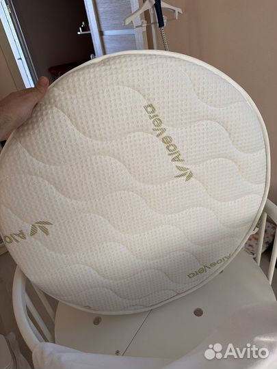 Матрац детский круглый 75 см. диаметр кокосовый