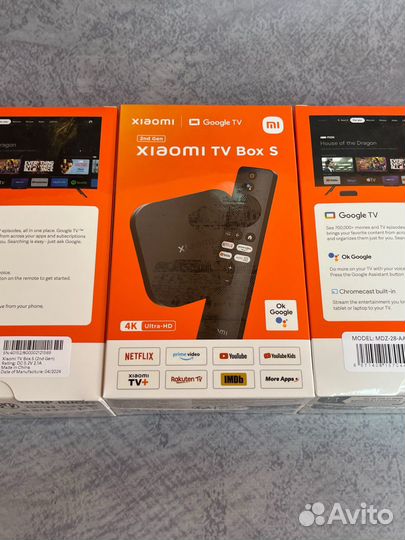 Тв-приставка(медиаплеер) Xiaomi Mi TV Box S 2 gen