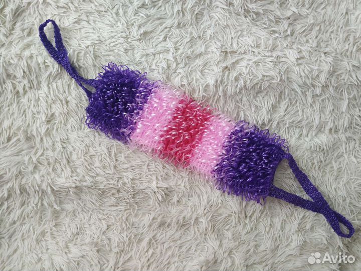 Мочалка вязаная