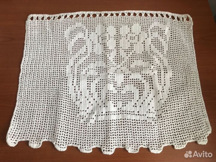 Занавеска вязаная Европа