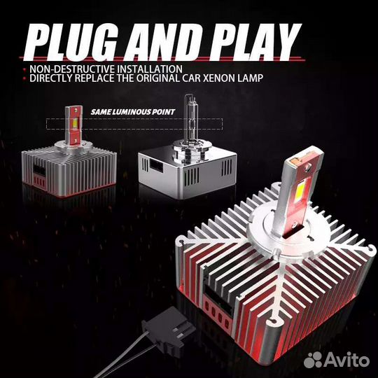 Светодиодные лампочки Canbus D2S