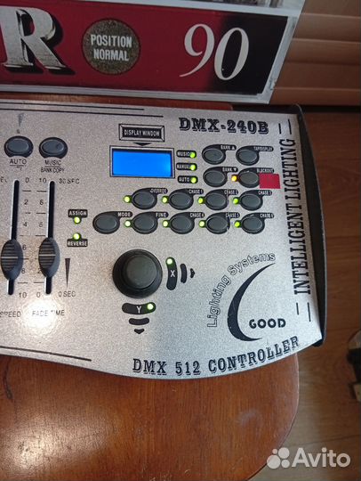 DMX пульт для управления световыми приборами