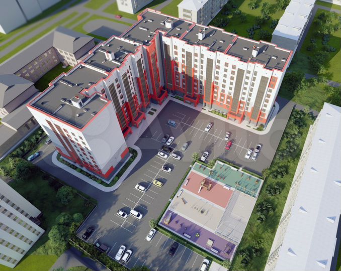 1-к. квартира, 45,8 м², 2/9 эт.