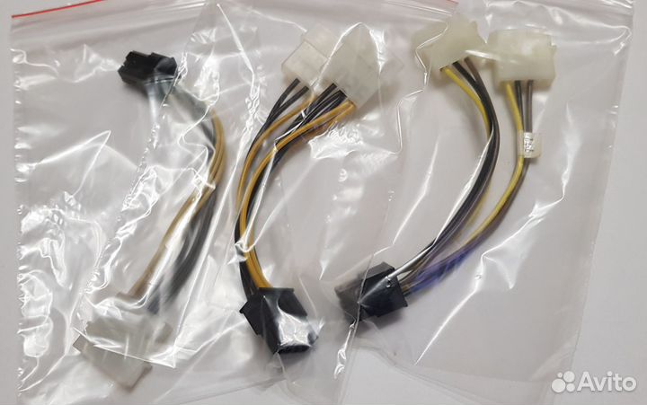 Переходники питания видеокарты Molex - 6pin