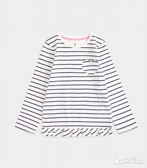 Лонгслив для девочки mothercare