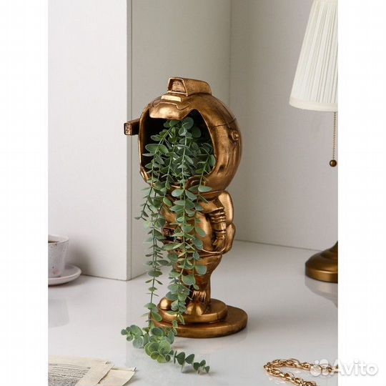 Подставка для мелочей 'Астронавт', полистоун, 44 с